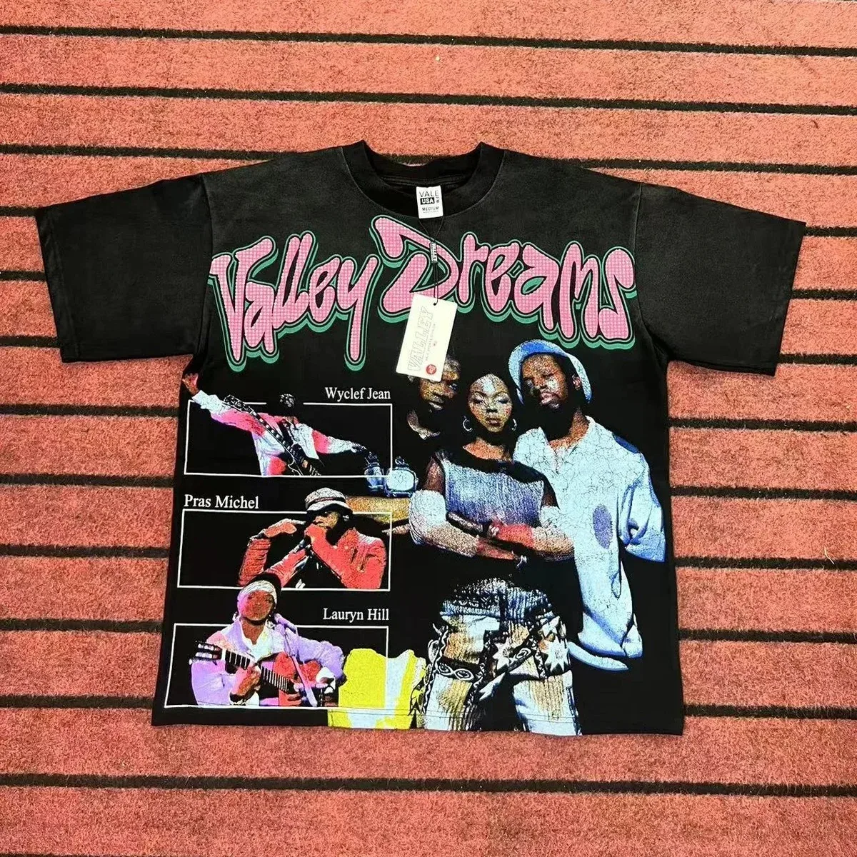 Other Black Valley Dreams T-Shirt with Graphic Print Black - 1
