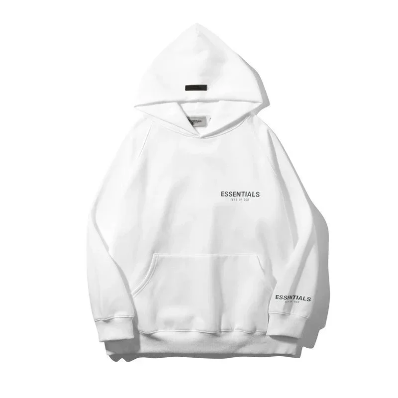 Fear of God Fear of God Essentials White Hoodie White - 1