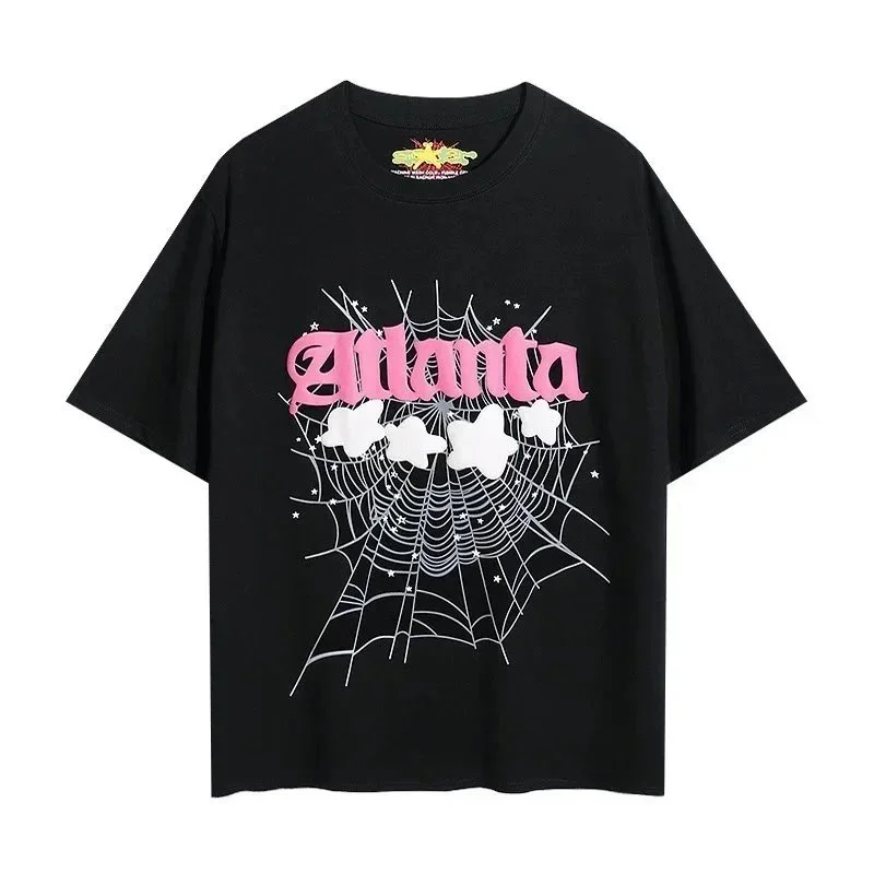 Other Black Atlanta Web Print T-Shirt Black - 1