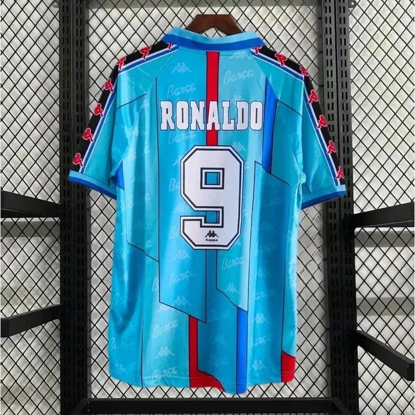 Kappa Kappa Ronaldo 9 Jersey Football Shirt Blue - 1