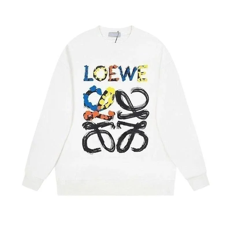 Loewe Loewe Anagram White Oversized T-Shirt White - 1