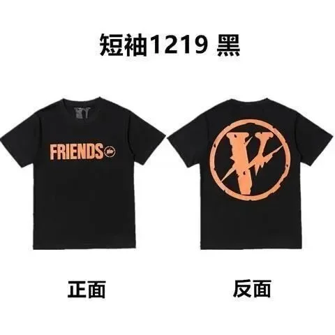 VLONE Vlone Friends 1219 Black T-Shirt Black - 1