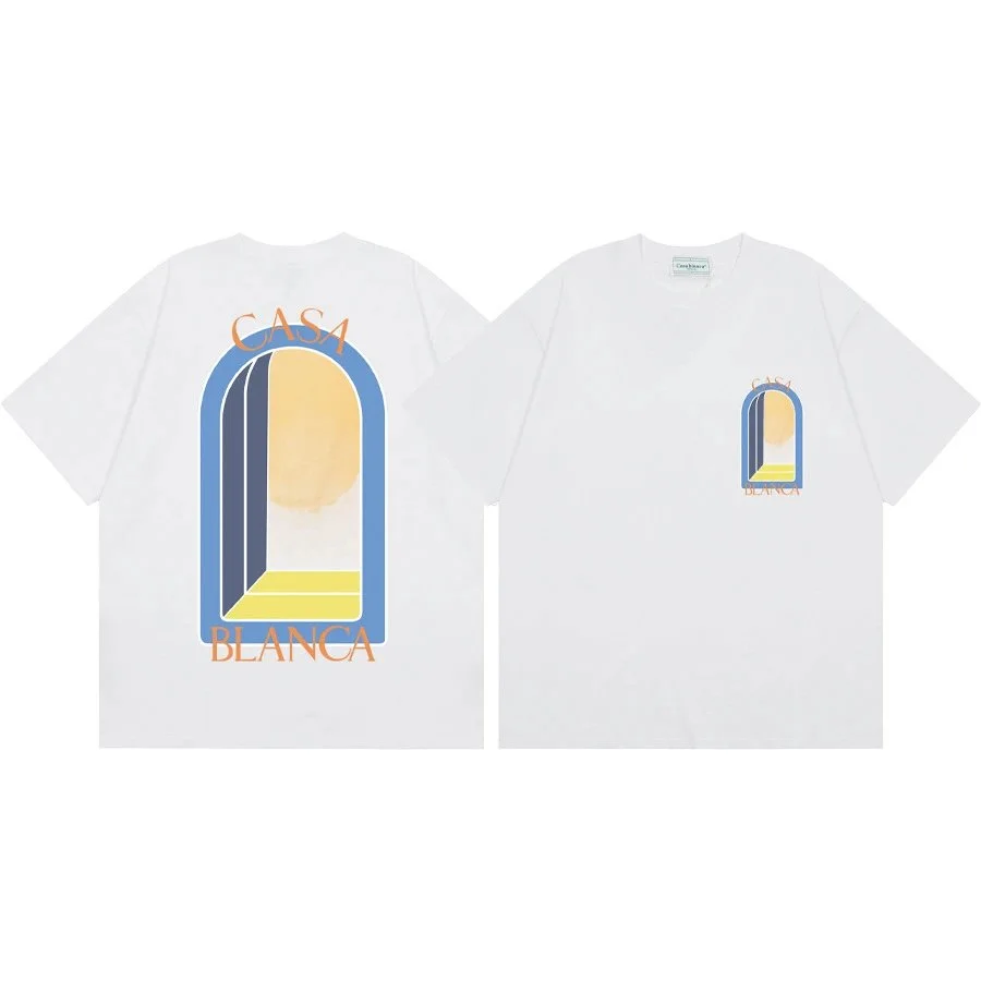 Casablanca White Casa Blanca Graphic T-Shirt White - 1