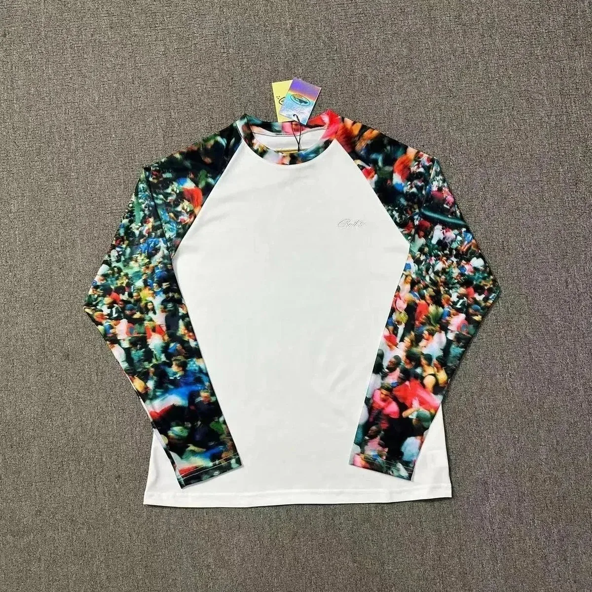 Other Unisex White & Print Long Sleeve T-Shirt White - 1