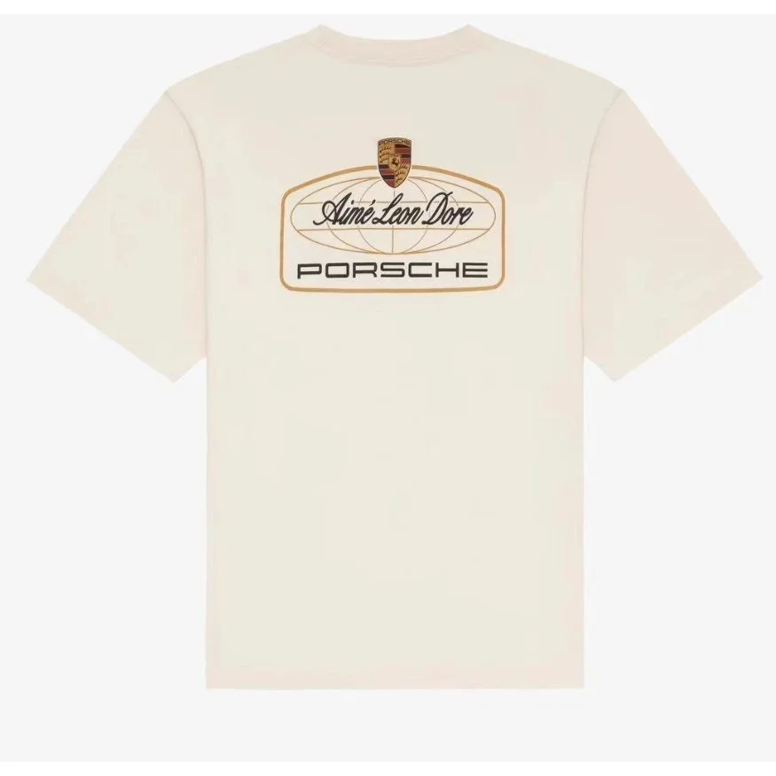Aimé Leon Dore Aimé Leon Dore Porsche T-Shirt Beige Beige - 1