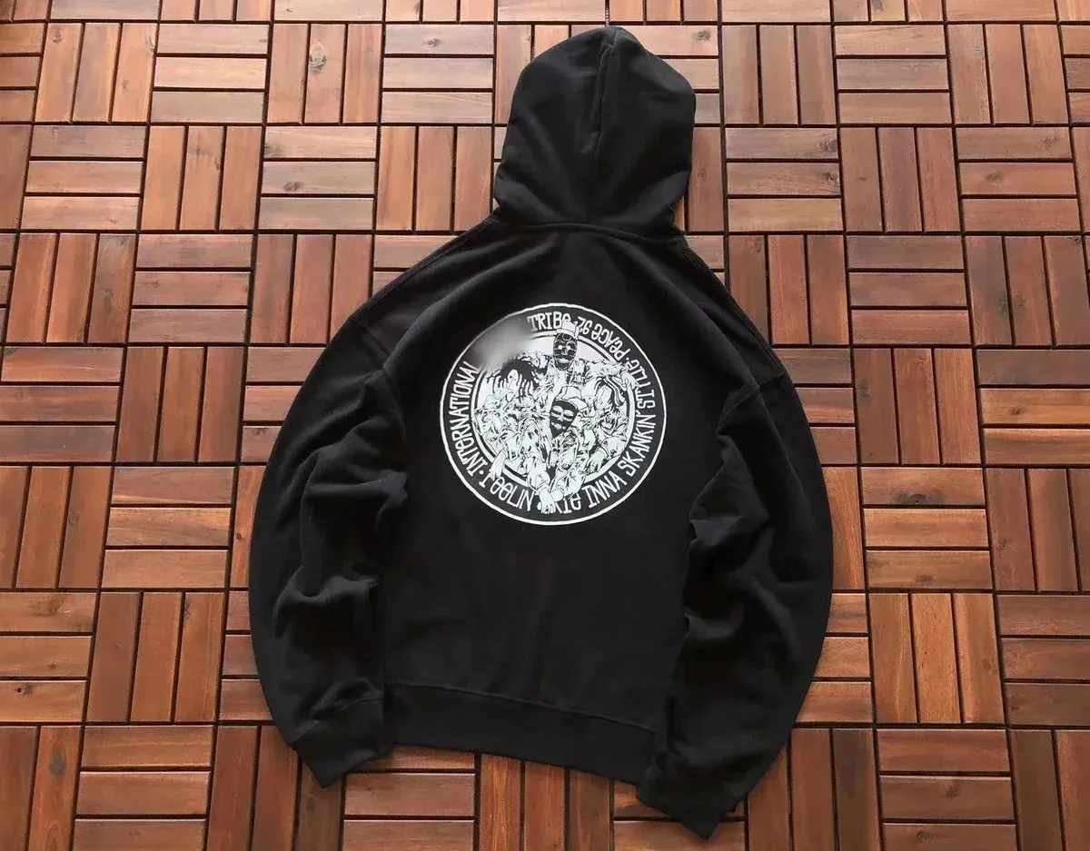 Other Black Hoodie with Graphic Print Black - 1