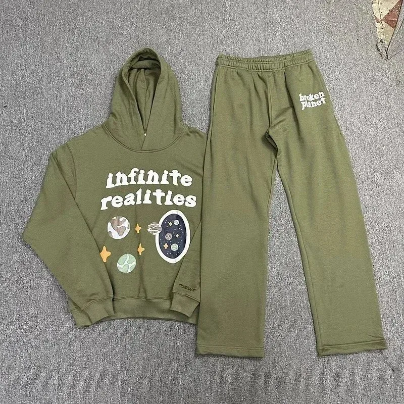 Other Olive Green 'Infinite Realities' Co-ord Set Green - 1