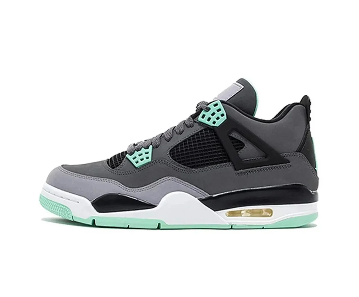 Jordan Air Jordan 4 Grey Mint Sneakers Grey - 1