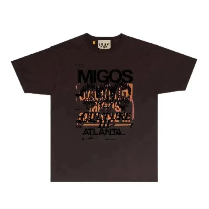 Gallery Dept. Gallery Dept. Migos Culture III Atlanta T-Shirt Brown - 1