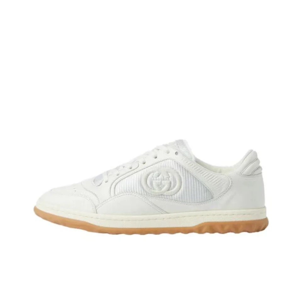 Gucci Gucci GG Marmont White Leather Sneakers White - 1