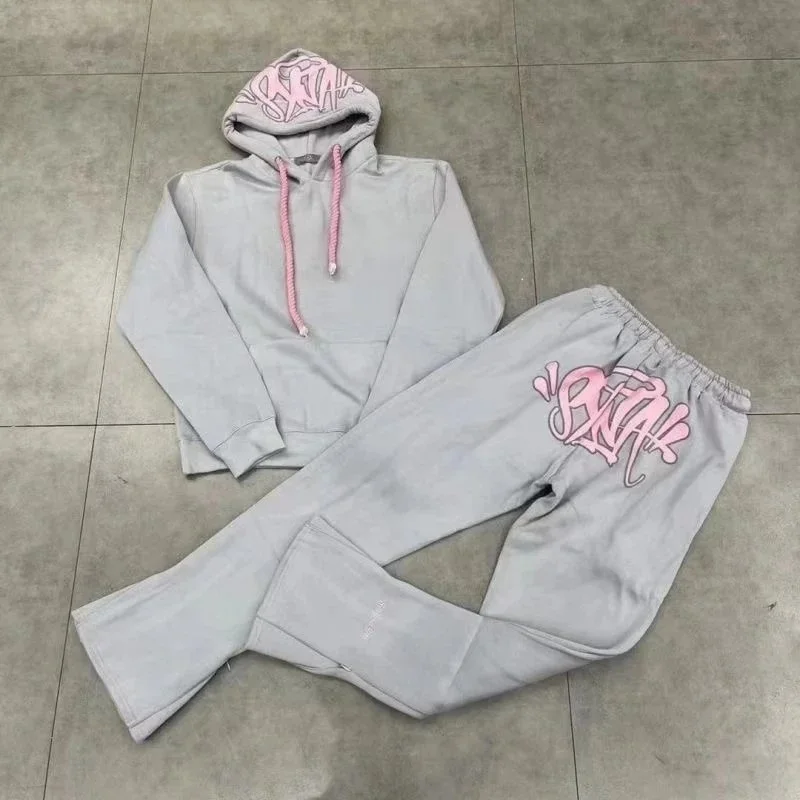 Other Co-ord Set with Pink Graffiti Print in Grey Grey - 1