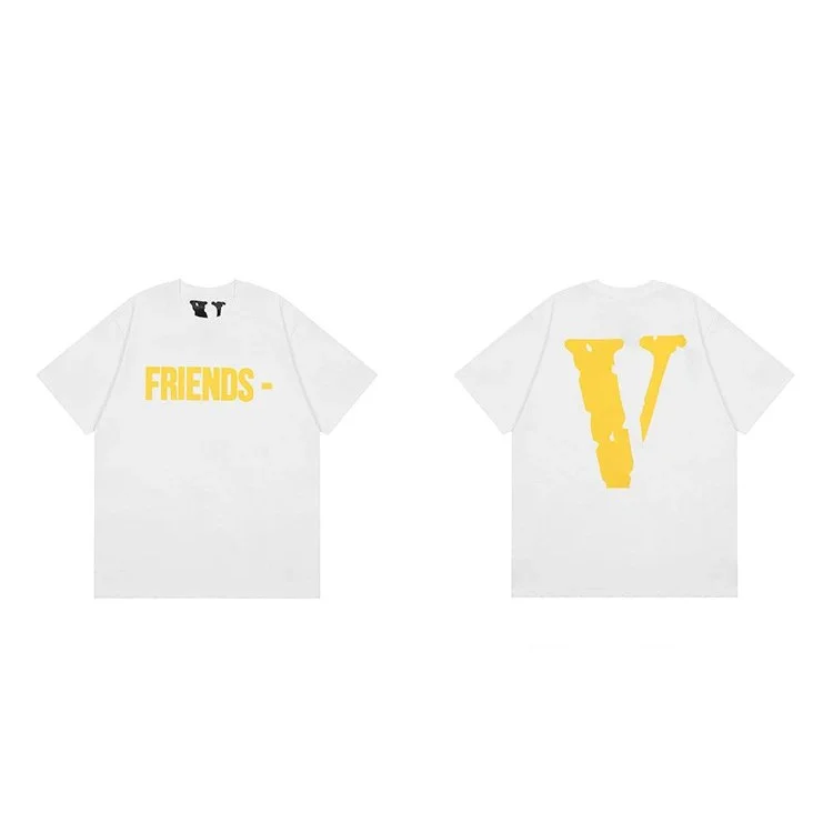 VLONE Vlone Friends T-Shirt White Yellow White - 1