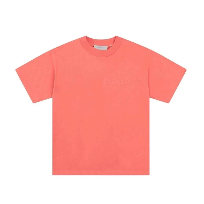 Fear of God Fear of God Essentials Coral Solid T-Shirt Orange - 1