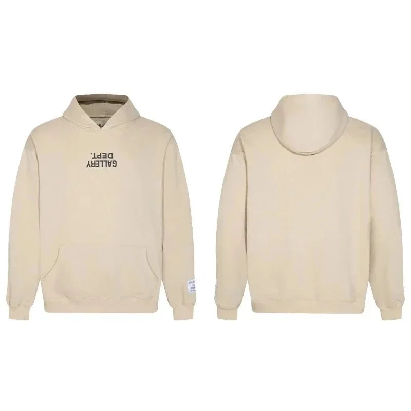 Gallery Dept. Gallery Dept. Beige Hoodie with Art That Kills Print Beige - 1