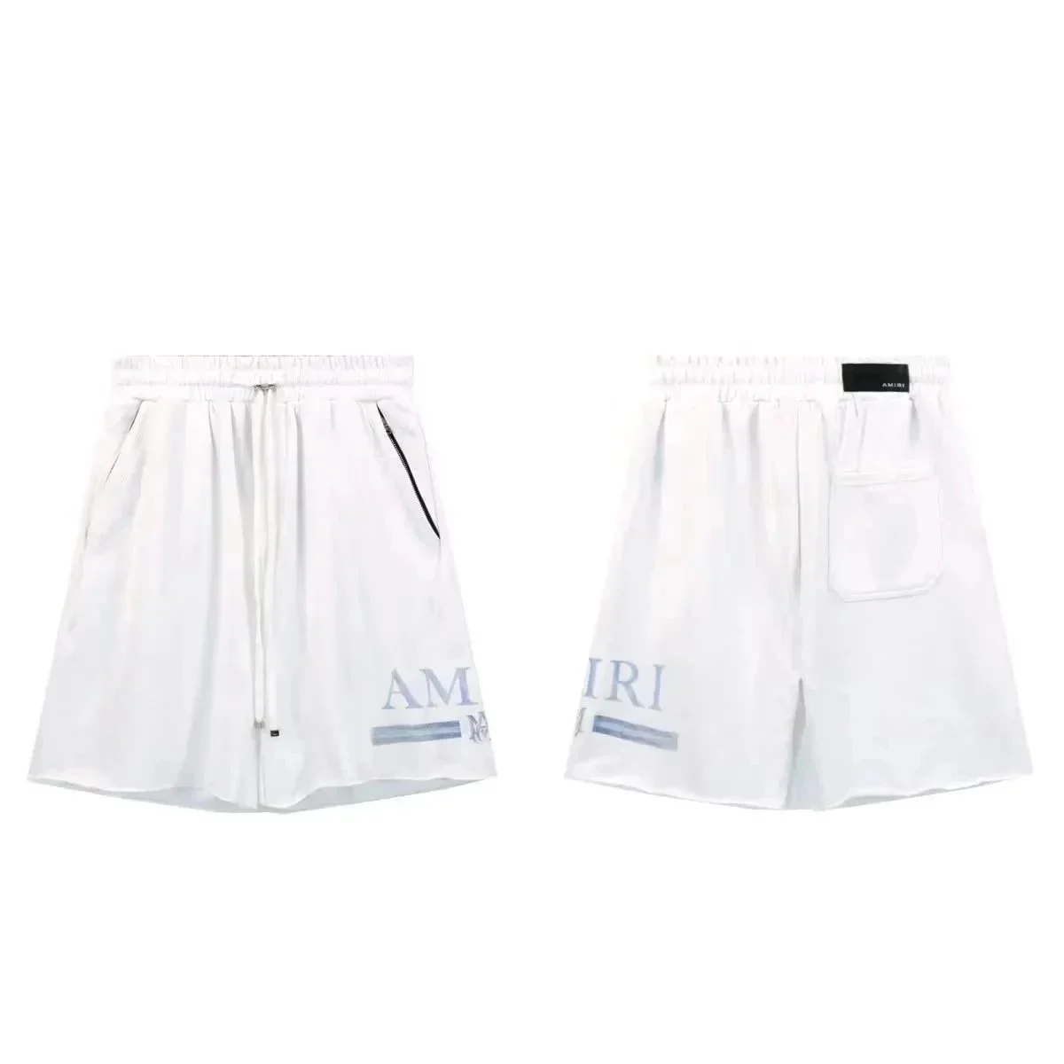 Amiri Amiri White AMIRI Logo Shorts White - 1