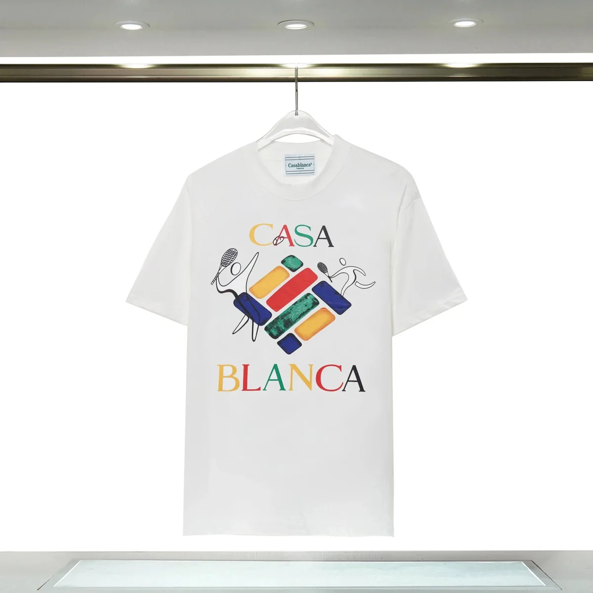 Casablanca Casablanca Casa Blanca White T-Shirt White - 1
