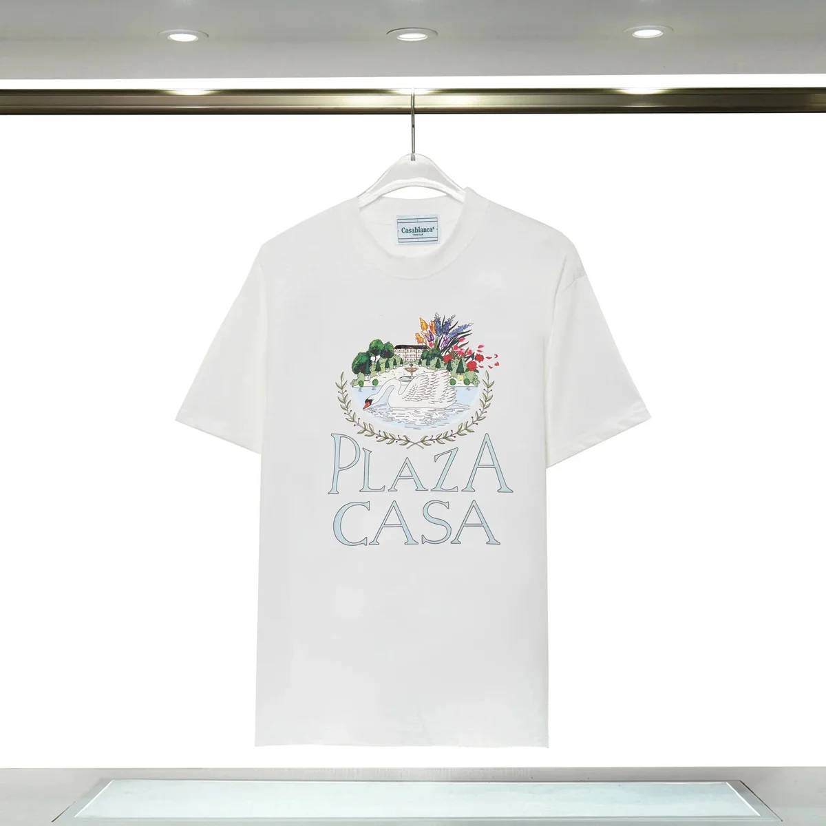 Casablanca Casablanca Plaza Casa White T-Shirt White - 1