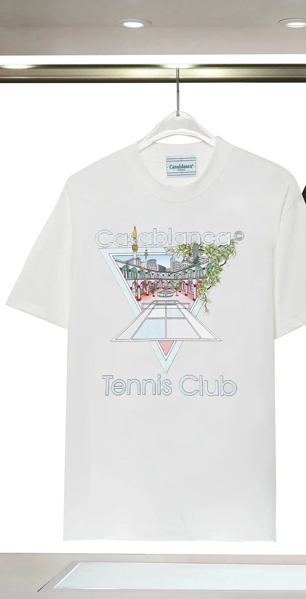 Casablanca Casablanca Tennis Club White T-Shirt White - 1