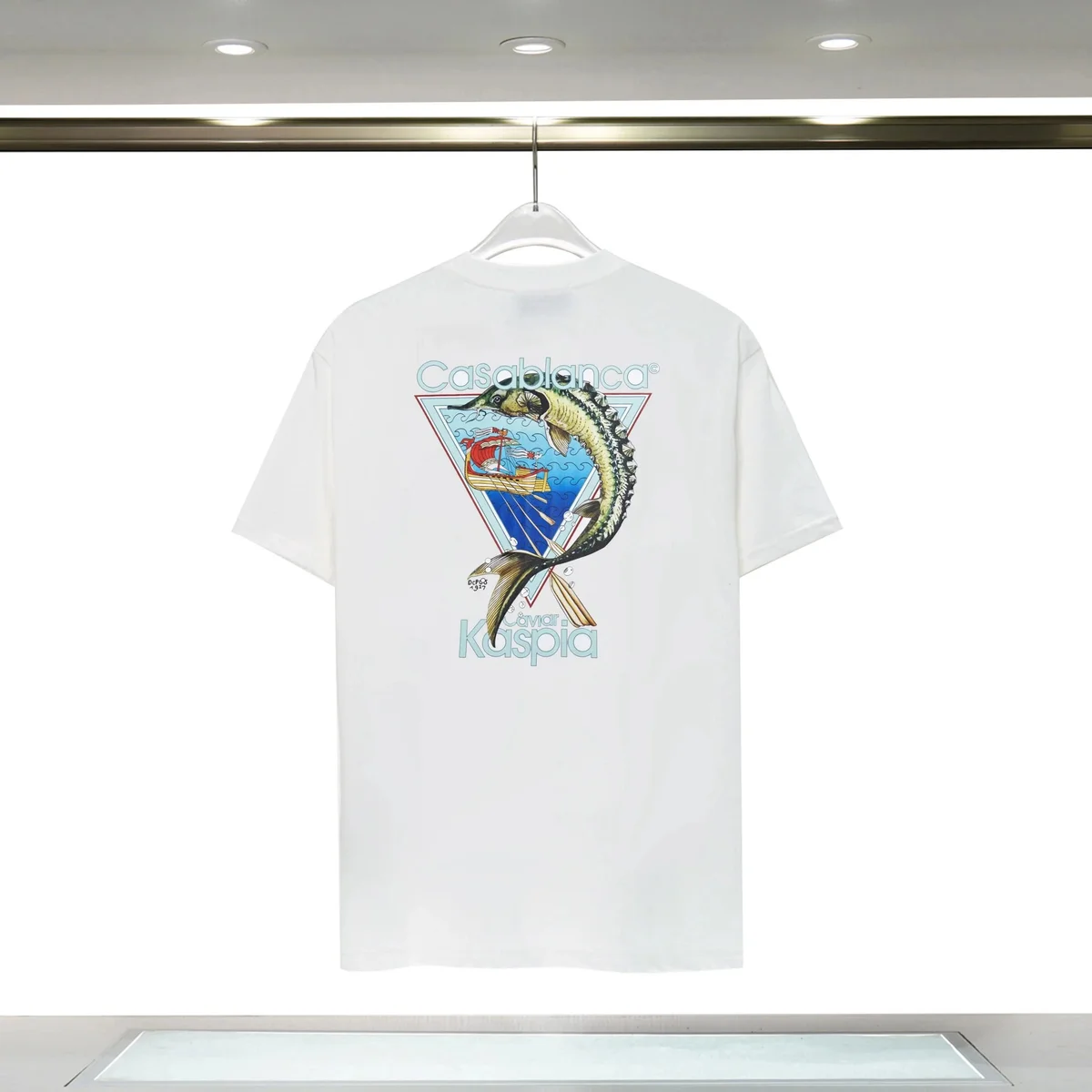 Casablanca Casablanca White Caviar Kaspia T-Shirt White - 1