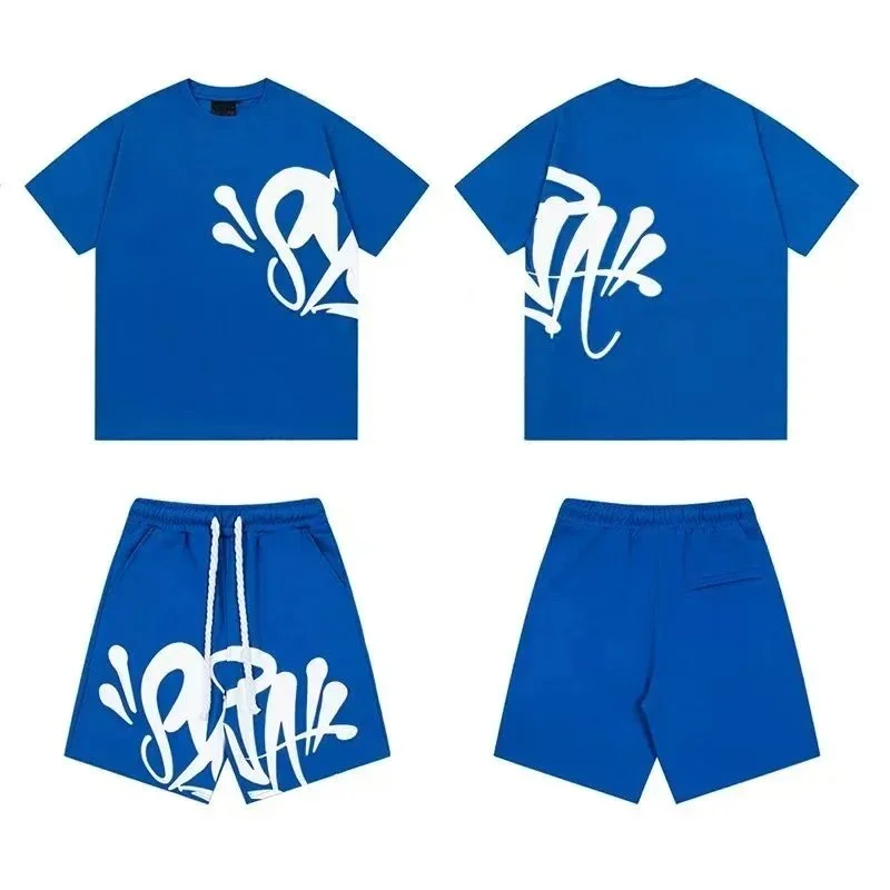 Other Blue White Graffiti Print Co-ord Set Blue - 1