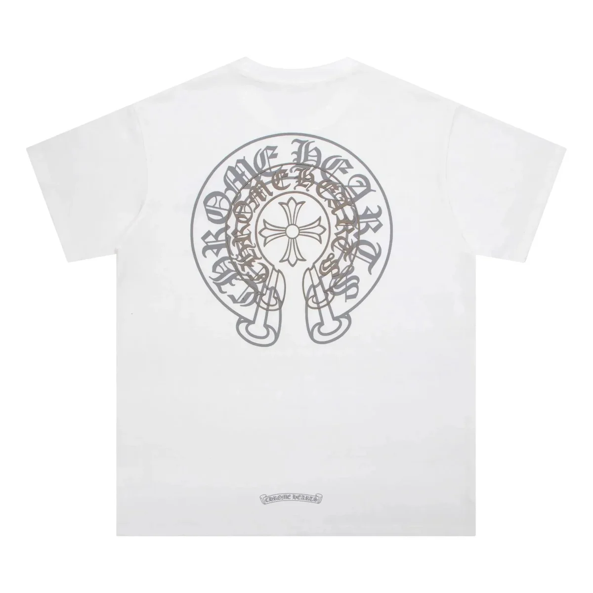 Chrome Hearts Chrome Hearts White Cross Print T-Shirt White - 1