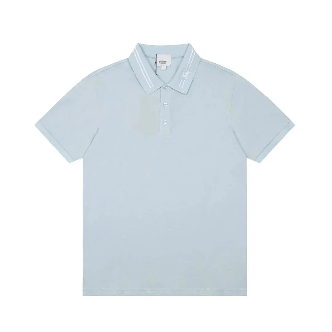 Burberry Burberry Light Blue Polo Shirt Blue - 1
