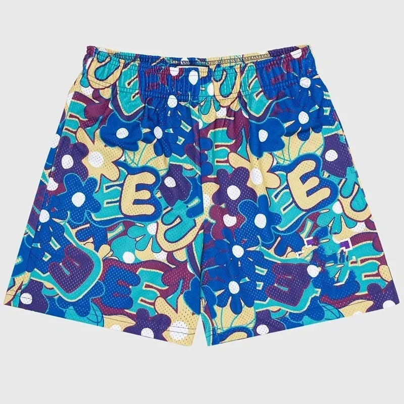 Essentials Unisex Printed Mesh Shorts Multicolor - 1