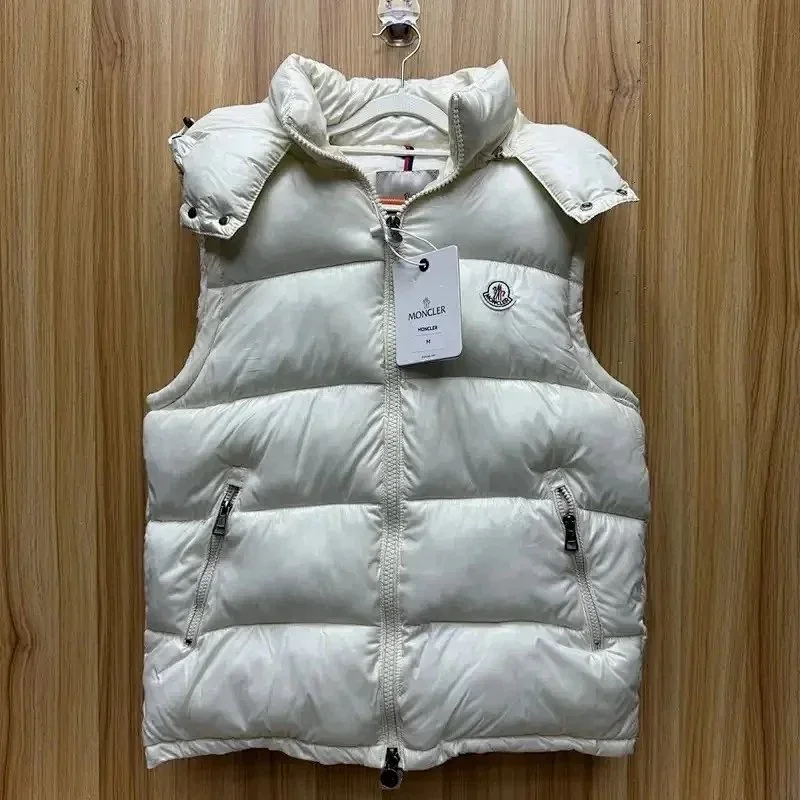 Moncler White Quilted Puffer Vest catalog image