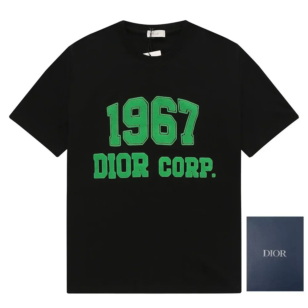 Dior Dior Black '1967 Dior Corp.' T-Shirt Black - 1