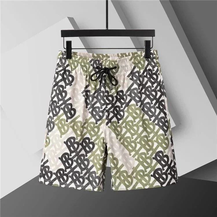 Burberry Burberry TB Monogram Print Shorts Multicolor - 1