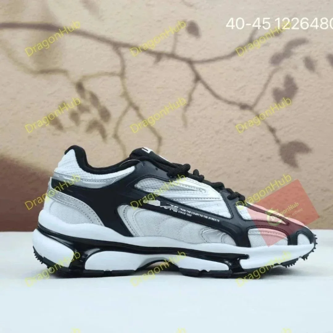 Balenciaga Unisex White & Black Chunky Sneakers White - 1