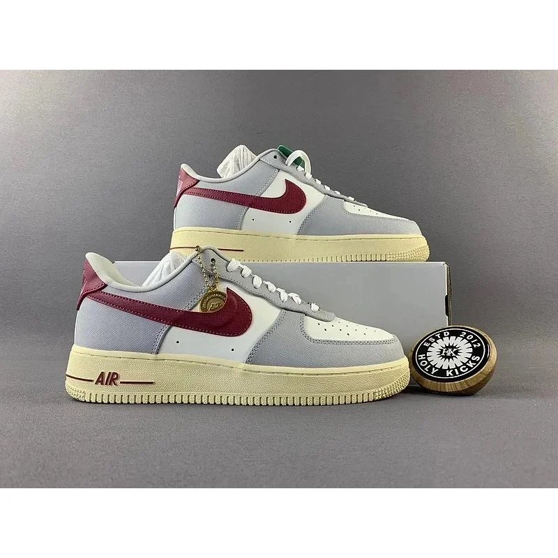Nike Nike Air Force 1 White/Red Low Sneakers White - 1