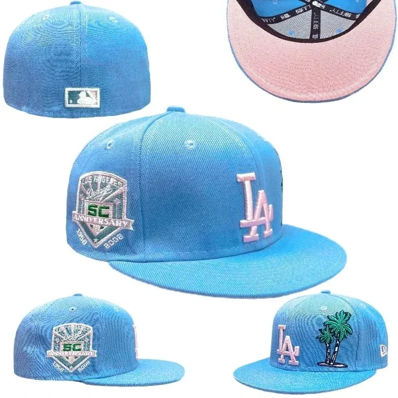 New Era New Era LA Dodgers 50th Anniversary Cap Blue Blue - 1