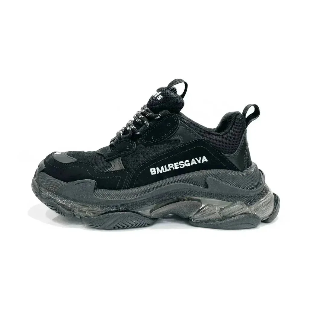 Balenciaga Balenciaga Triple S Black Sneakers Black - 1