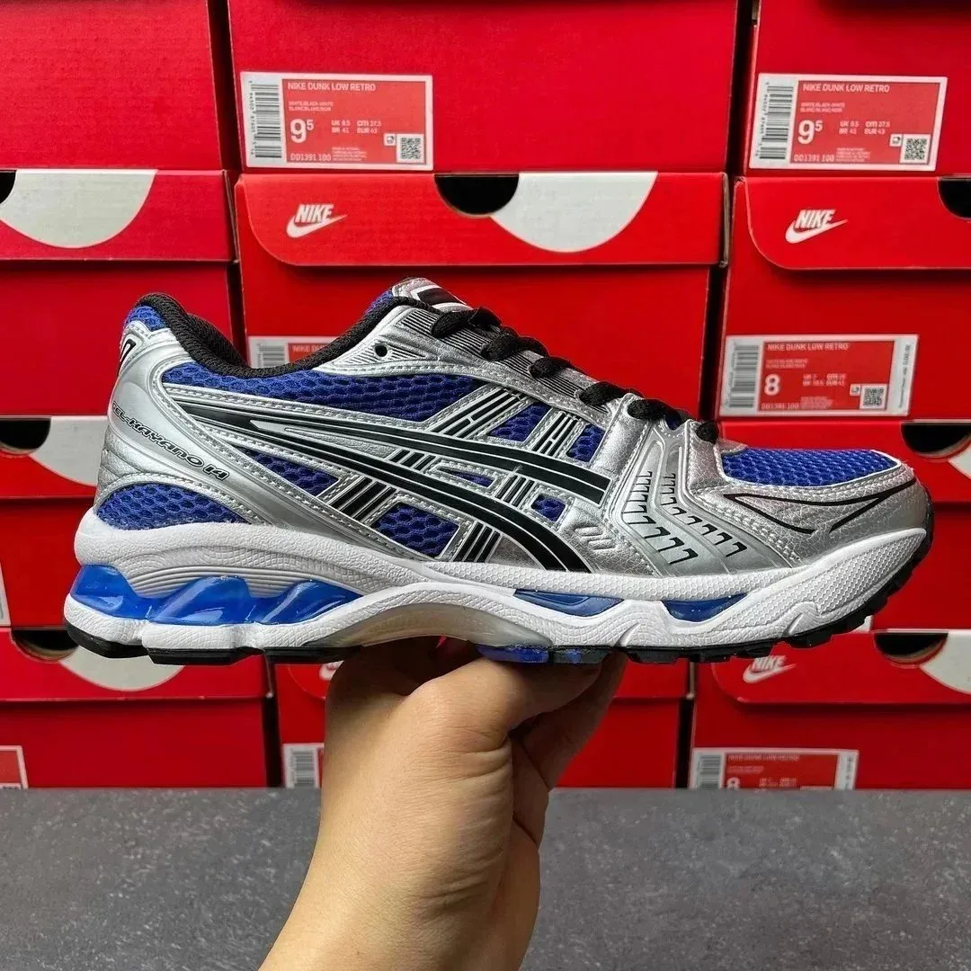 ASICS ASICS Gel-Kayano 14 Silver/Blue Sneakers Silver - 1