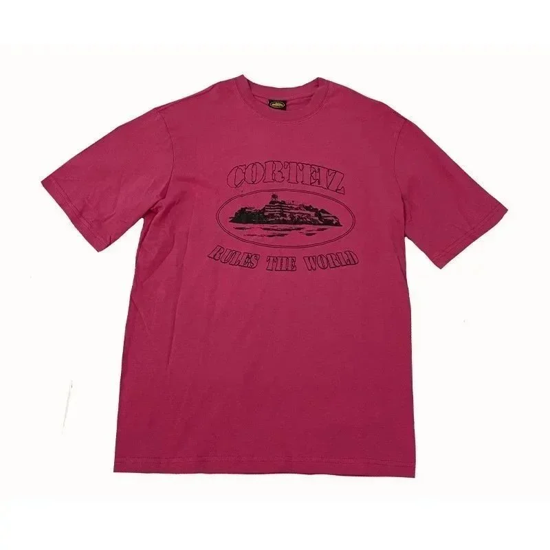 Corteiz Corteiz RTW Rules The World Pink T-Shirt Pink - 1