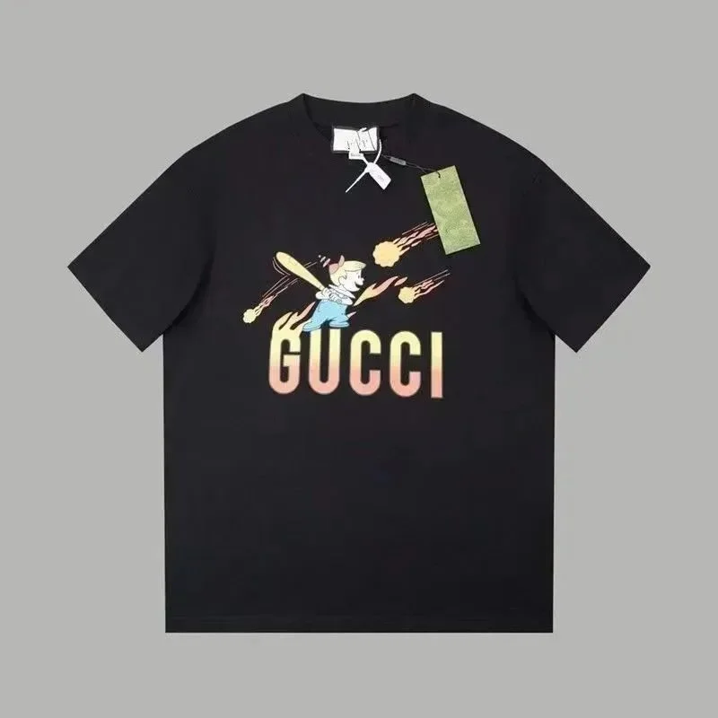 Gucci Gucci Baseball Tee Black T-Shirt Black - 1