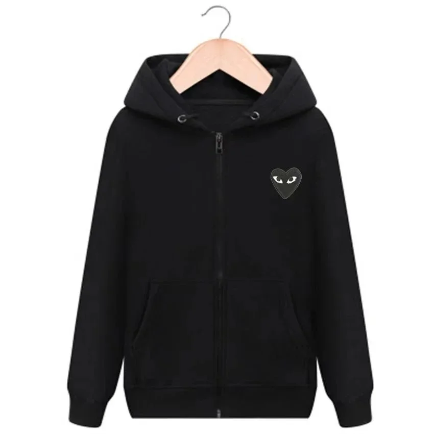 Comme des Garçons Comme des Garçons Play Zip-Up Hoodie Black Black - 1