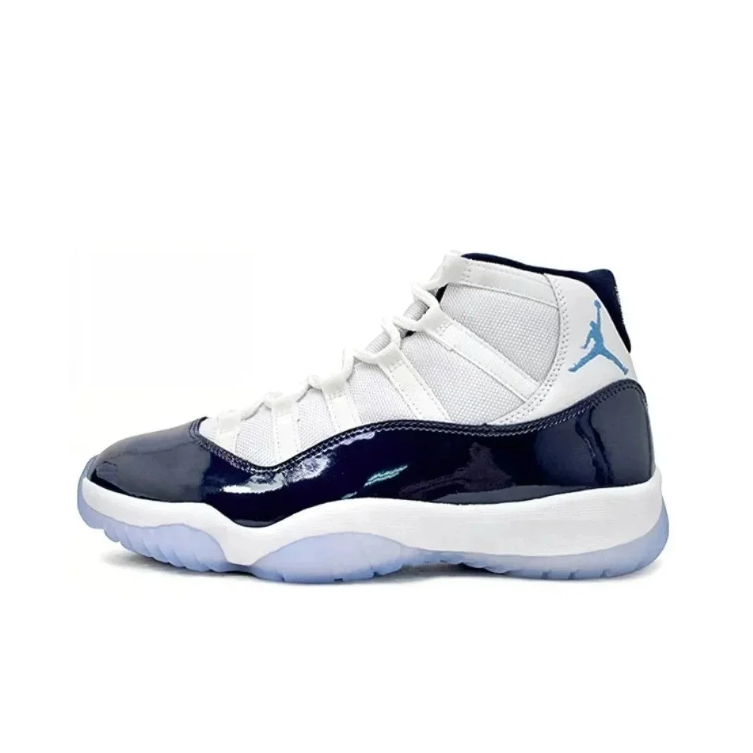 Jordan Nike Air Jordan 11 White Midnight Navy Sneakers Navy - 1