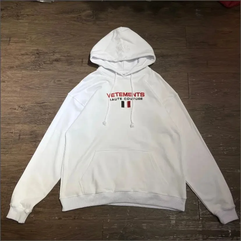 Vetements Vetements White 'Haute Couture' Hoodie White - 1