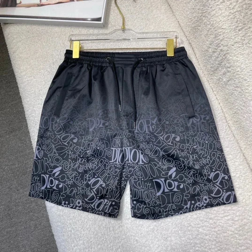 Dior Dior Shorts Black Logo Print Casual Black - 1