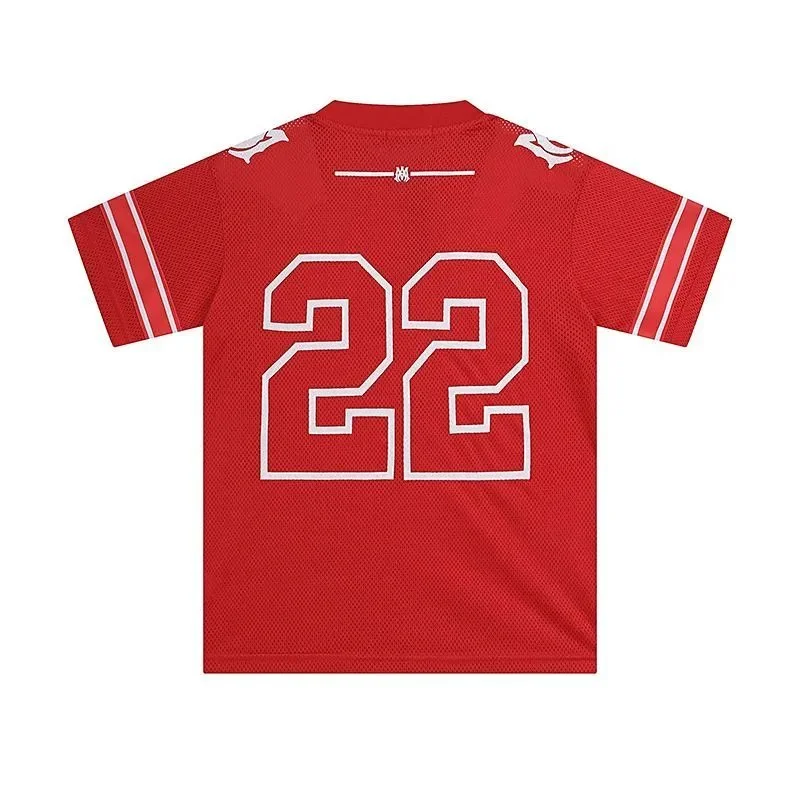 New York Yankees Red Mesh Jersey with White Number '22' Red - 1