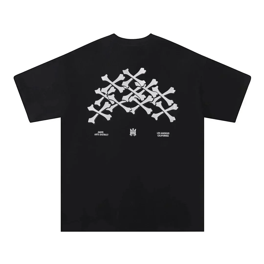 Amiri Amiri Black Crossbones T-Shirt Black - 1