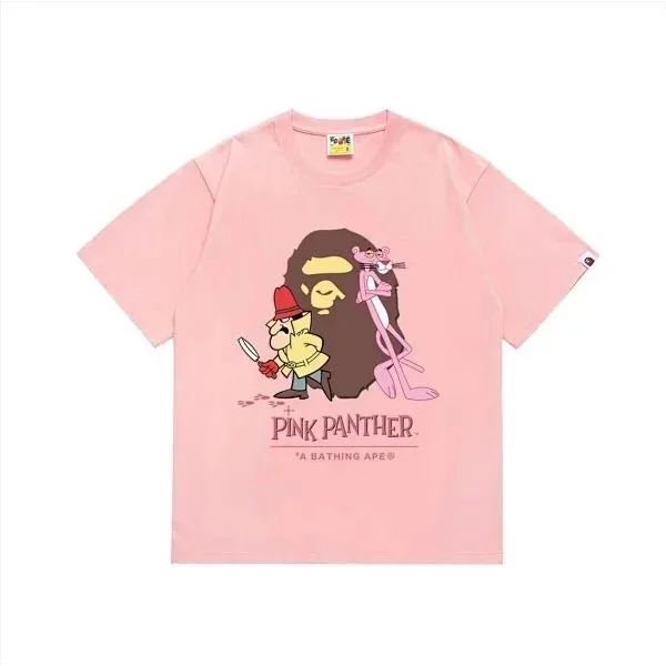 A Bathing Ape A Bathing Ape Pink Panther Collaboration T-Shirt Pink - 1