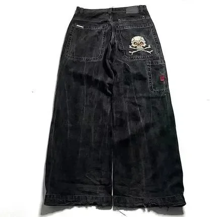 A Bathing Ape A Bathing Ape Skull Patch Black Jeans Black - 1