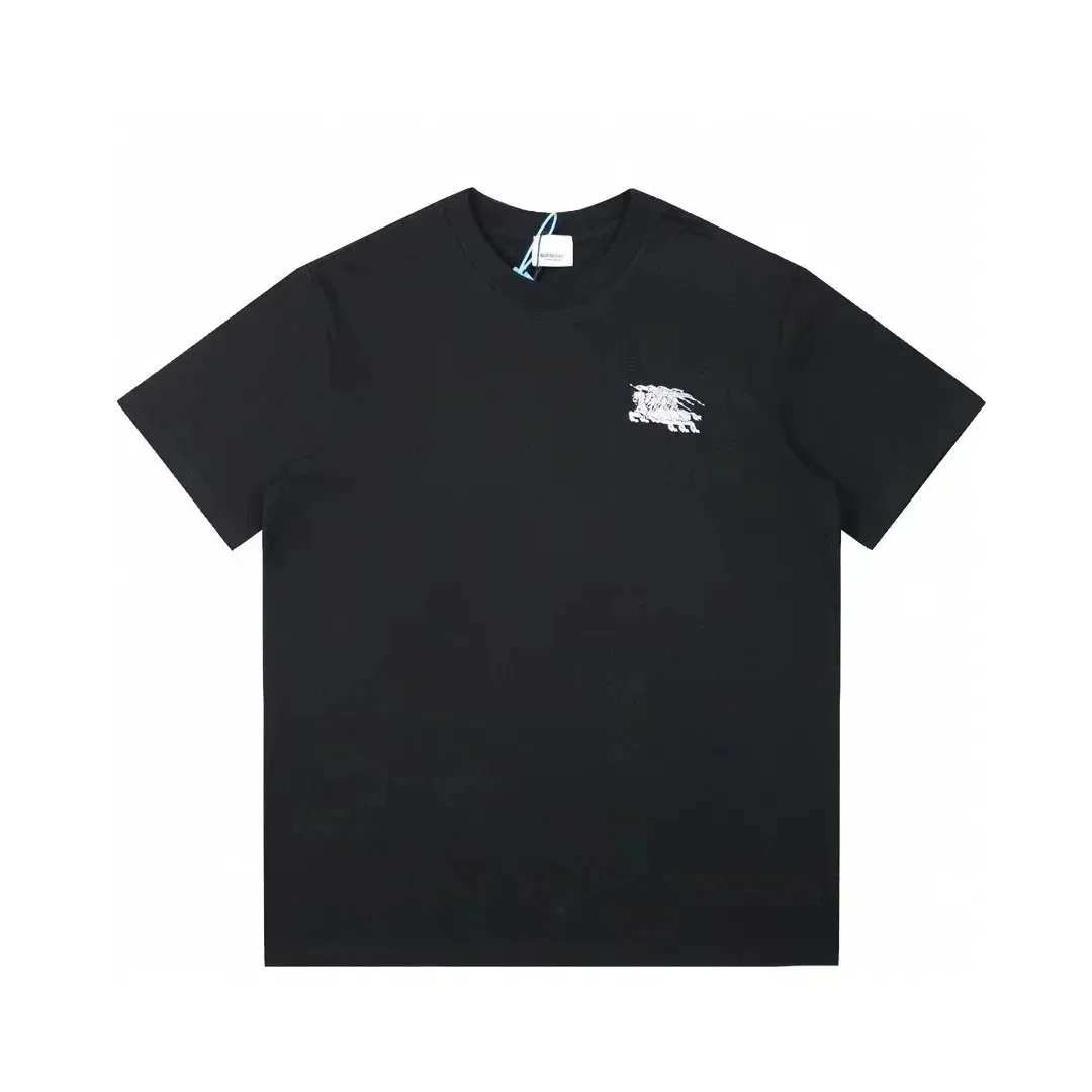 Burberry Burberry Black Equestrian Knight T-Shirt Black - 1