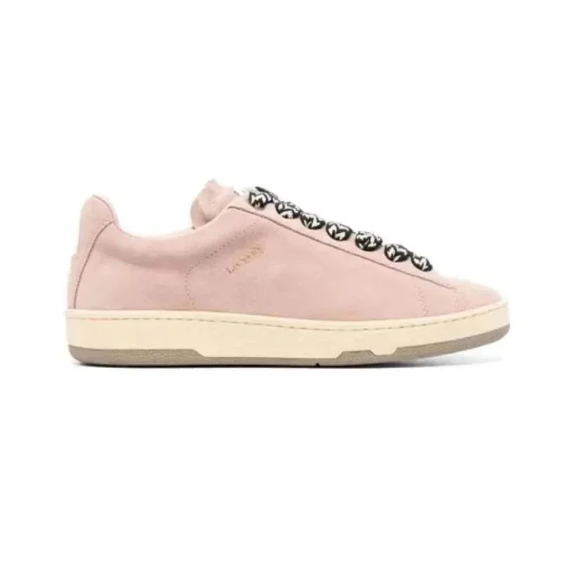 Lanvin Lanvin Pink Suede Sneakers Pink - 1