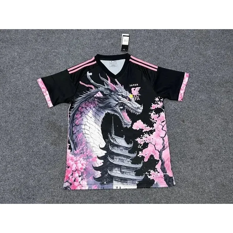 Adidas Adidas Japan Dragon Jersey Black/Pink T-Shirt Black - 1