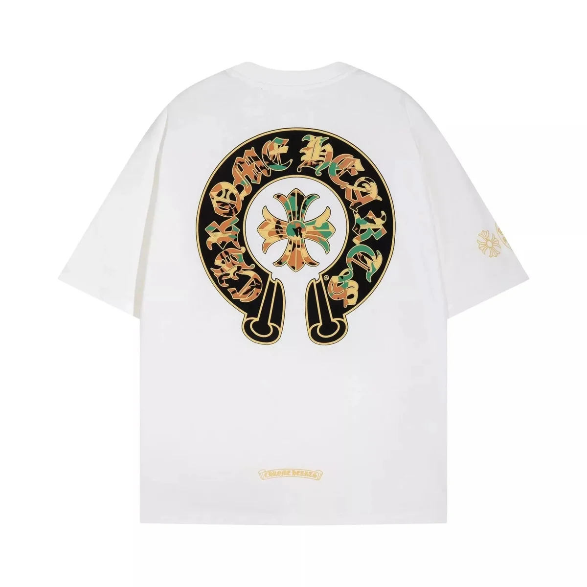 Chrome Hearts Chrome Hearts White Camo Cross T-Shirt White - 1