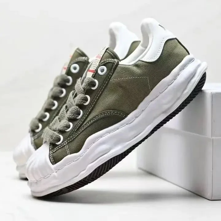 Other Okinawa Sneakers Olive Canvas Low Top Green - 1